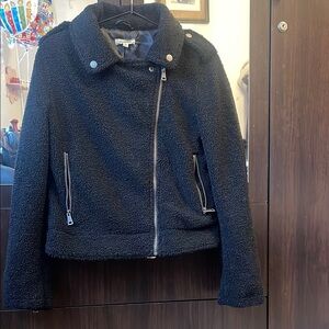 Black Zara Fleece Jacket